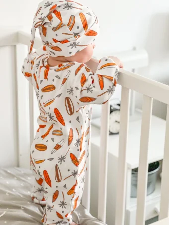 Комбинезон Mjölk Sleep and Play Сёрфы, на манжетах